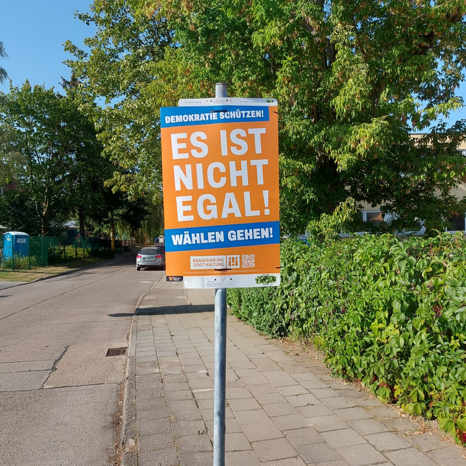 Plakate für Demokratie